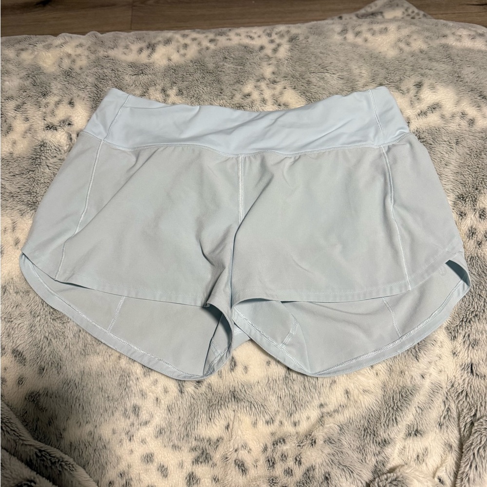 Lululemon Athletica Light Blue Women's Athletic Shorts